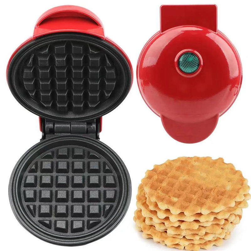 JIHUAN Mini Household Breakfas - Mini Waffle Maker Machine recension och pris