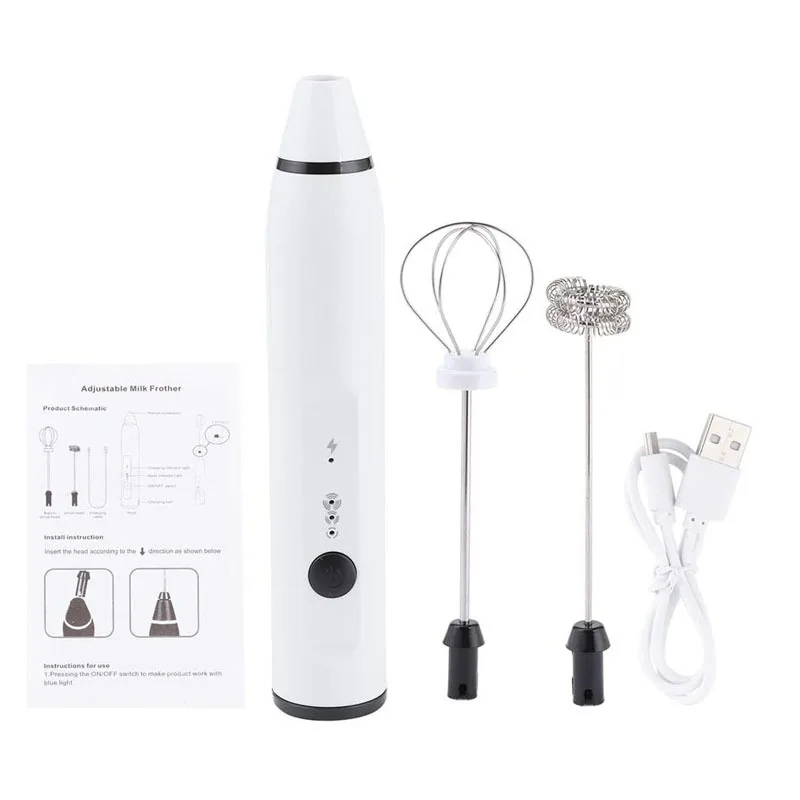 Mini Electric Handheld Milk Fr - Portable Blender Usb Rechargeable recension och pris