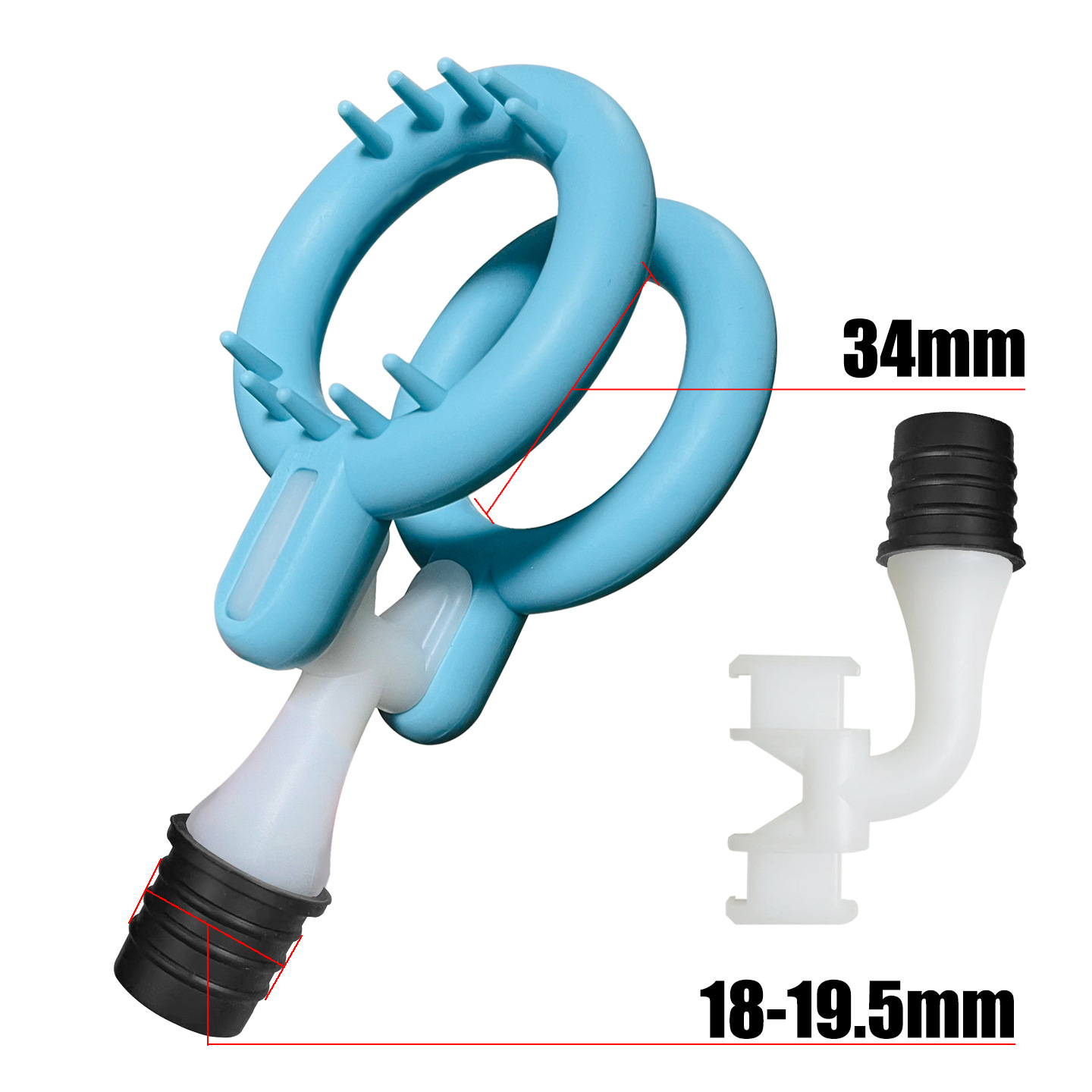 Men's Soft Silicone L-Shaped R - Home Appliances recension och pris