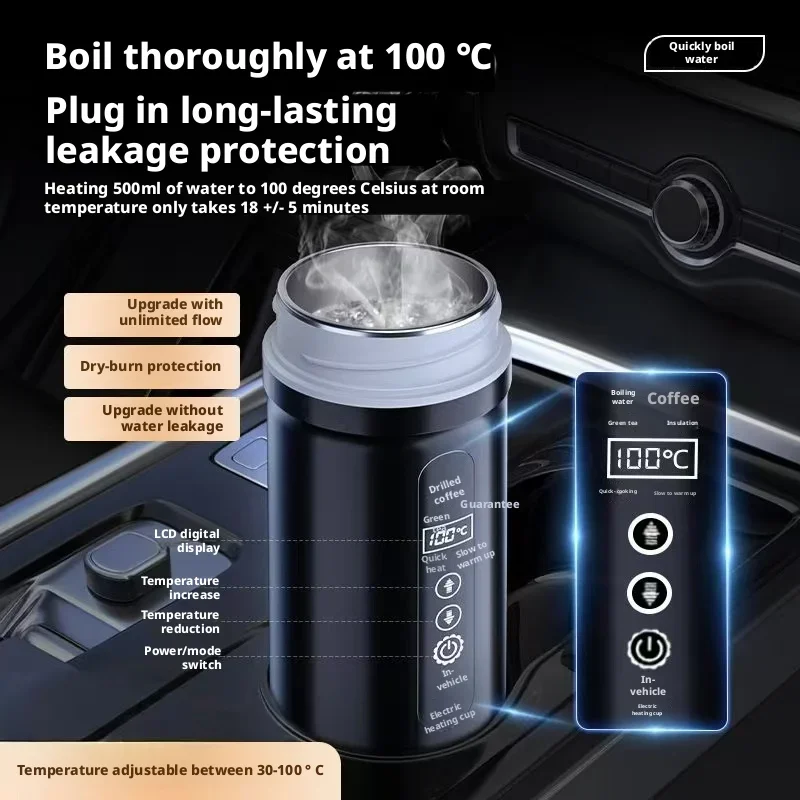 Winter Car Electric Kettle 12V - Electric Kettle Temperature Control recension och pris