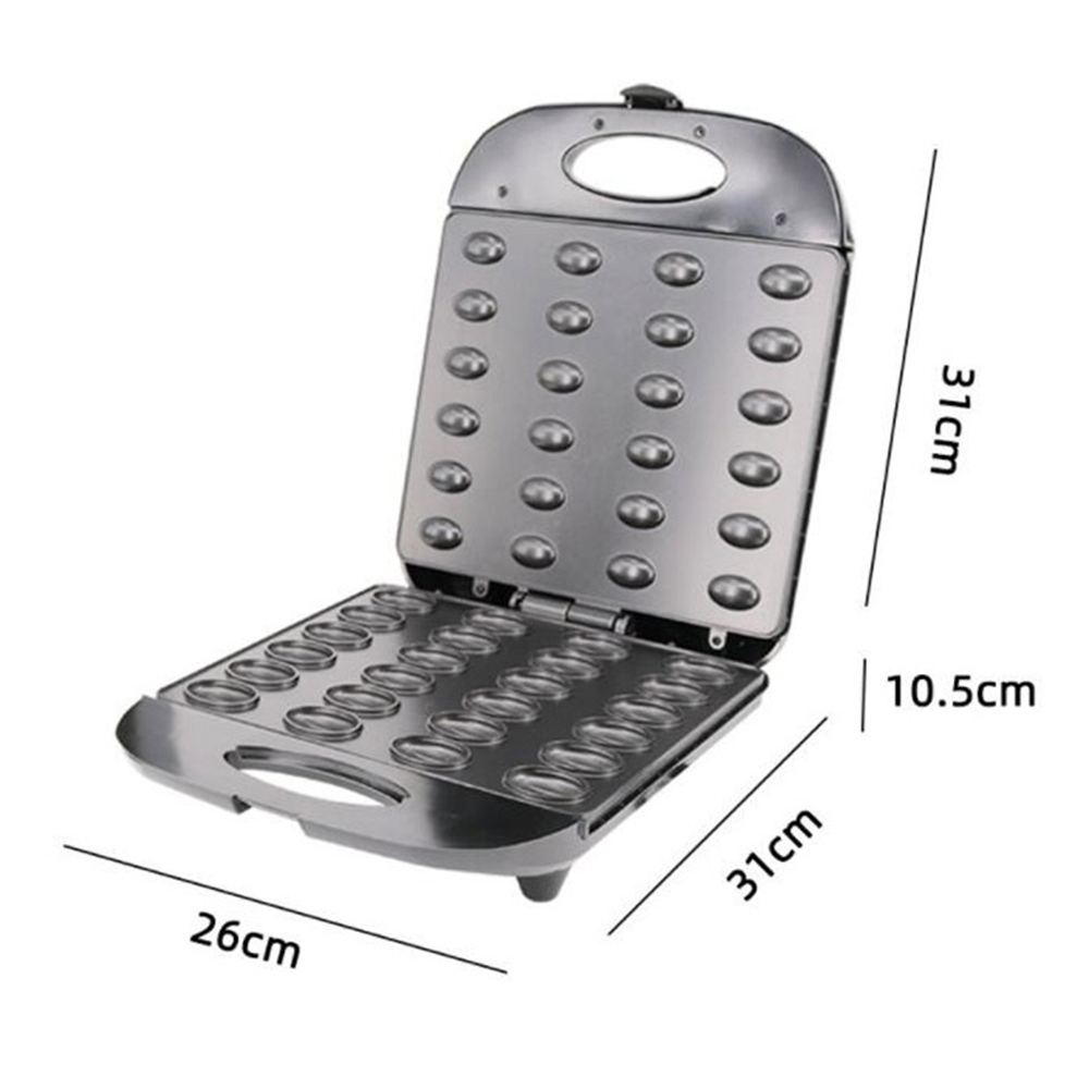 Stainless Steel Walnut Cake Ma - Mini Waffle Maker Machine recension och pris