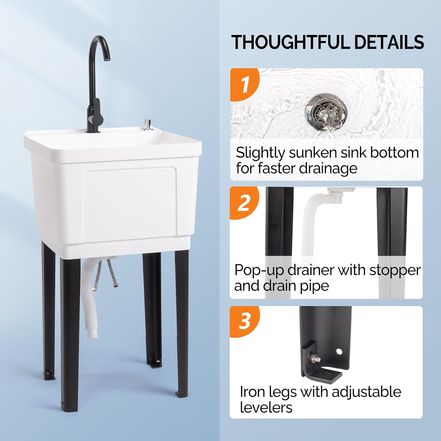 13-Gallon Utility Sink Laundry - Laundry recension och pris