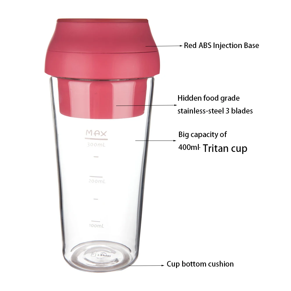 &Electric Cordless USB Recharg - Portable Blender Usb Rechargeable recension och pris