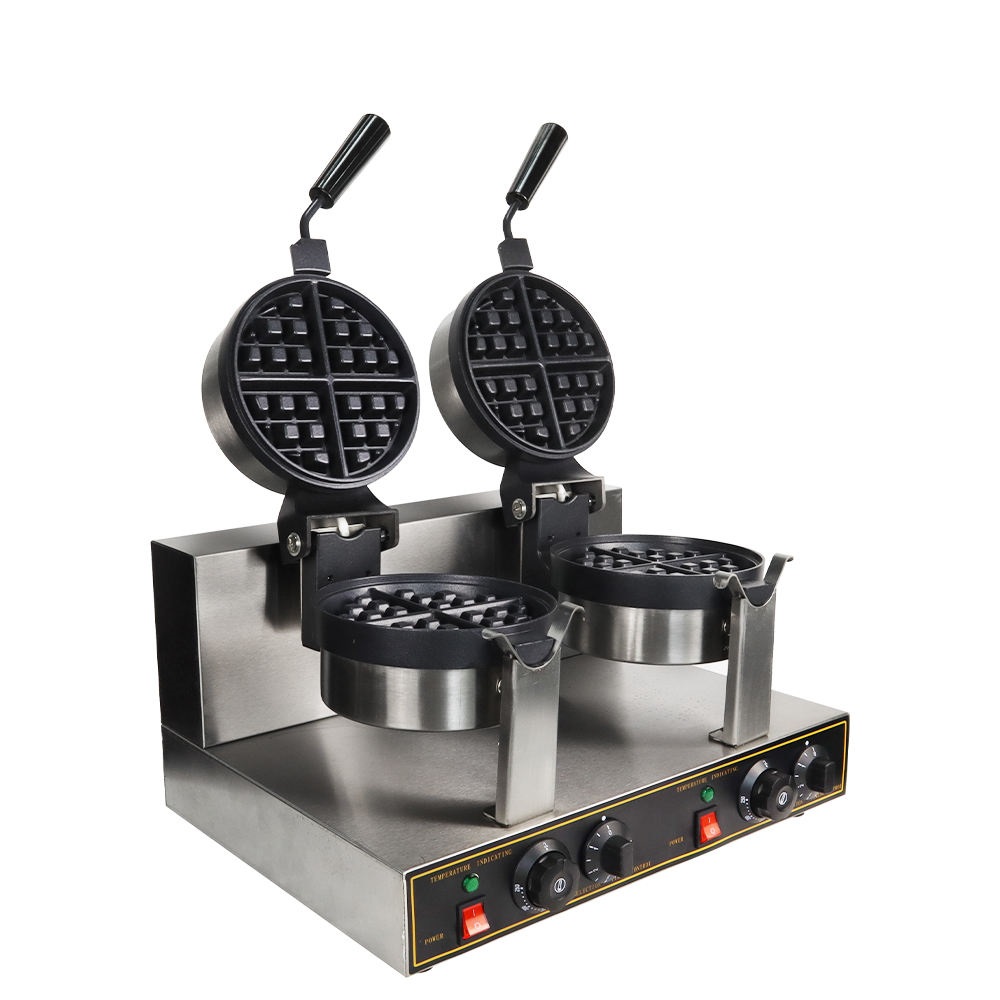 Double Electric Mini Belgian W - Mini Waffle Maker Machine recension och pris